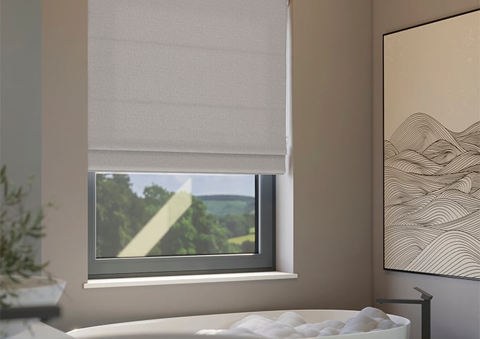 Geneva, Frost Grey - Twist&Fit Roman Blind - Image 5